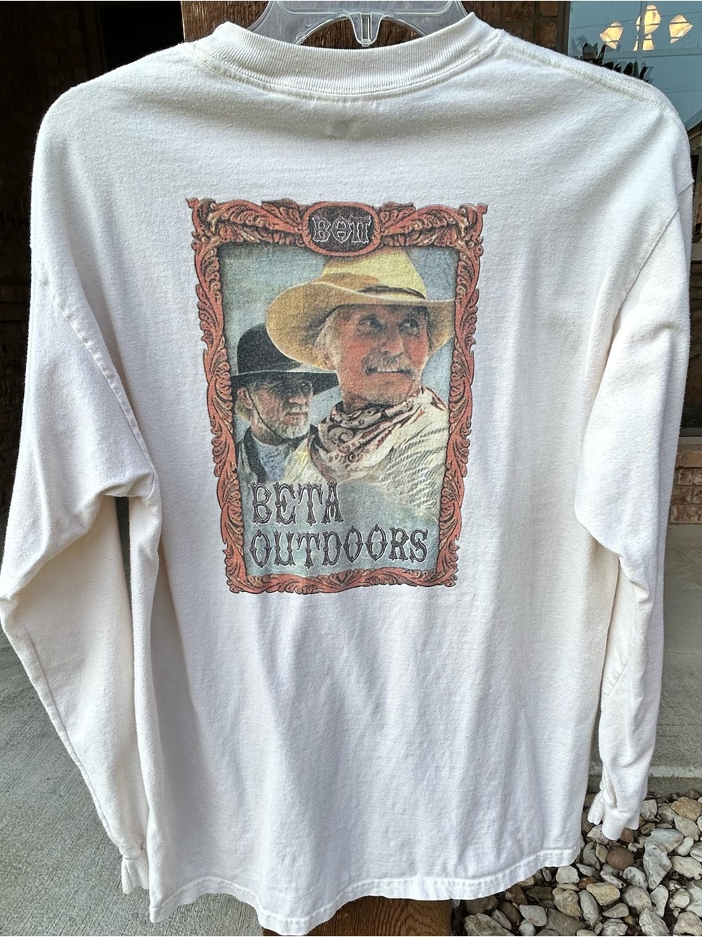 Hanes Beefy-T Y2K Western Ivory T-Shirt - Picture 3 of 9